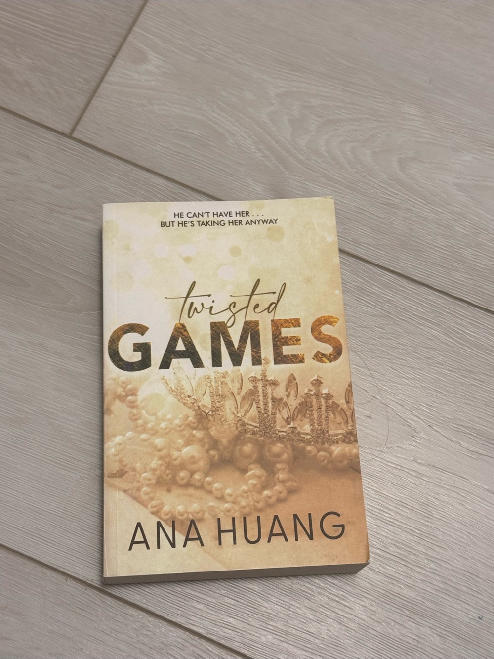 Hachette Twisted Games - Gold and Cream Paperback